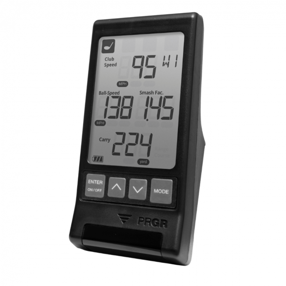 2021 PRGR Launch Monitor Black & Portable The Force Pedal